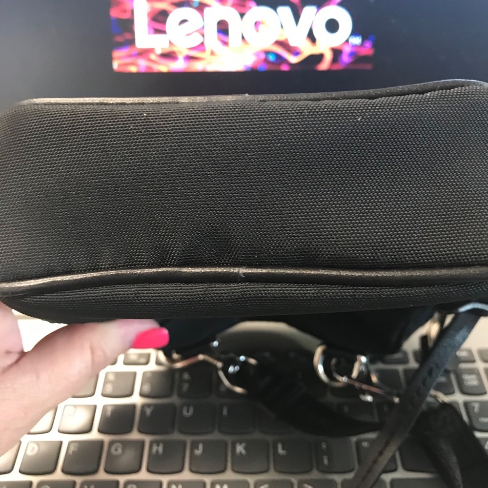 MOSCHINO BLACK COUTURE MESSENGER BAG ❤️❤️❤️SOLD❤️ - Picture 12 of 14